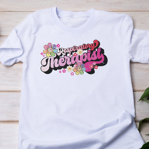 楽しいレトロ呼吸療法士 Tシャツ