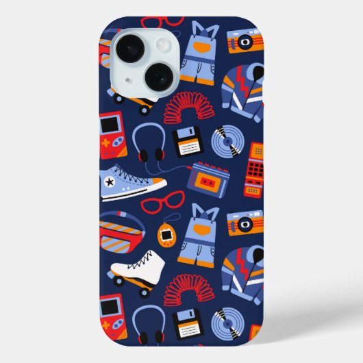 楽しいレトロ90年代の懐かしさ – Y2Kテクノロジーとファッション Case-Mate iPhoneケース (裏面)