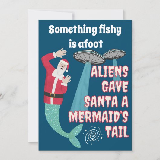 楽しいレトロ サンタエイリアン クリスマス (正面)