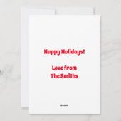 楽しいレトロ サンタエイリアン クリスマス (裏面)