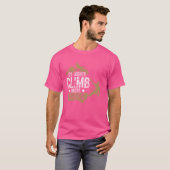 楽しいロッククライマー 登山 もっと高く Climber Tシャツ (正面フル)