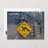 楽しいワインカントリーのウィノキシングポストカード! ポストカード (正面/裏面)