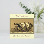 楽しいヴィンテージ 住所変更のお知らせ 招待状 (スタンド正面)