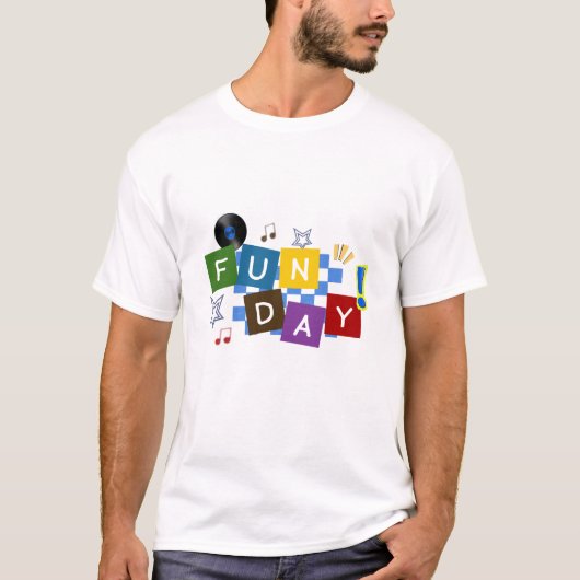 楽しい一日 Tシャツ (正面)