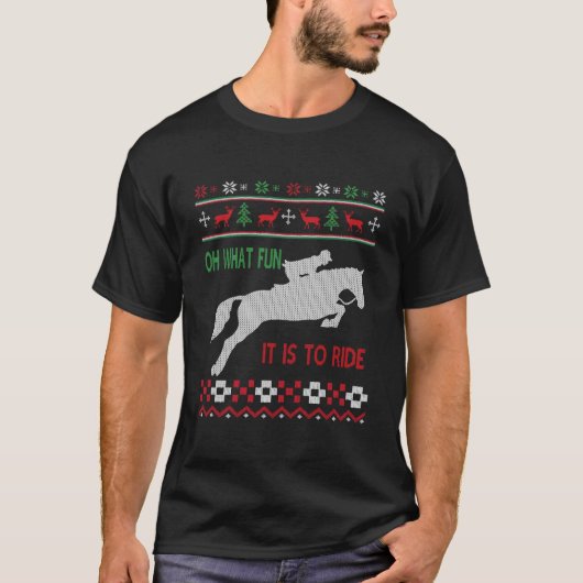楽しい乗馬 Tシャツ (正面)