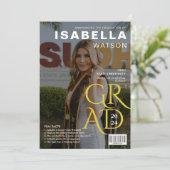 楽しい事実 | 雑誌の表紙写真 卒業パーティー 招待状 (スタンド正面)