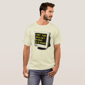 楽しい人生 ダウンロード Tシャツ コンピューター ユーモア (正面フル)