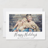 楽しい休ミニマル日の年がレビュー風景に シーズンカード (正面)