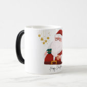 楽しい休日のためにクリスマスの居心地の良いマグカップ モーフィングマグカップ (正面左)