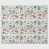 楽しい休日のラッピング紙 ラッピングペーパー (フラット)