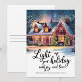 楽しい休日 – クリスマスカード (正面/裏面)