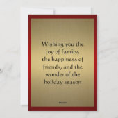 楽しい休日 シーズンカード (裏面)