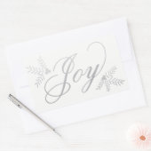 楽しい休日 長方形シール (封筒)