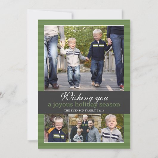 楽しい休暇をお過ごしください | 5x7 |フラット シーズンカード (正面)