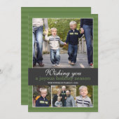 楽しい休暇をお過ごしください | 5x7 |フラット シーズンカード (正面/裏面)