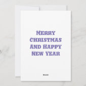 楽しい休暇を シーズンカード (裏面)