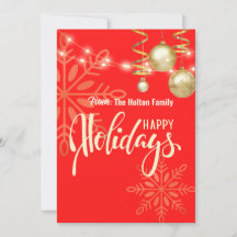 楽しい休暇 クリスマスカスタム 赤いお知らせ