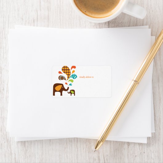 楽しい住所 シール (インサイチュ)