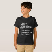 楽しい保護者コーディネーター バックトゥスクール感謝 Tシャツ (正面フル)