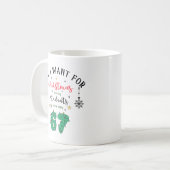 楽しい先生のクリスマス「6 7」と言わないで コーヒーマグカップ (正面左)