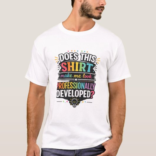 楽しい先生のパーカー | 学習と開発のギフト Tシャツ (正面)