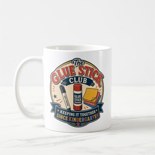 楽しい先生の教室デザイン コーヒーマグカップ (左)