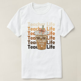 楽しい先生の生活 -先生の燃料アイスコーヒー Tシャツ