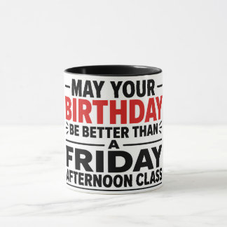 楽しい先生の誕生日マグカップ マグカップ