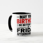 楽しい先生の誕生日マグカップ マグカップ (正面左)