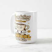 楽しい先生へのギフト コーヒーマグカップ (正面左)