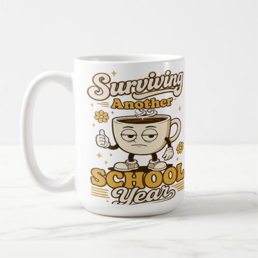 楽しい先生へのギフト コーヒーマグカップ (左)