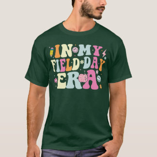 楽しい先生キッズかわいいフィールドデイの私の運動会時代 Tシャツ