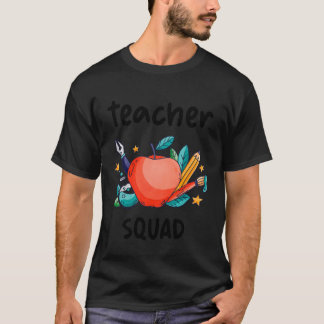 楽しい先生チーム プロジェクト仲間 パーティー 学校 Tシャツ