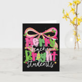 楽しい先生 明るい生徒 面白い先生 クリスマス カード (黄色い花)