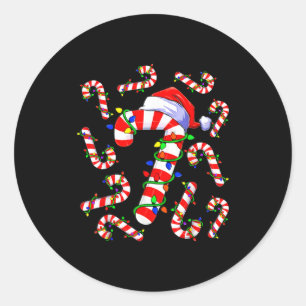 楽しい六七6 7ミームデザインカップルクリスマスカ ラウンドシール