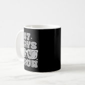 楽しい六七6 7 ミーム教師67日ブラザーサング コーヒーマグカップ (正面左)