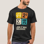 楽しい円周率の日 数学 3.14 ネタ マニア ハッピー Tシャツ (正面)