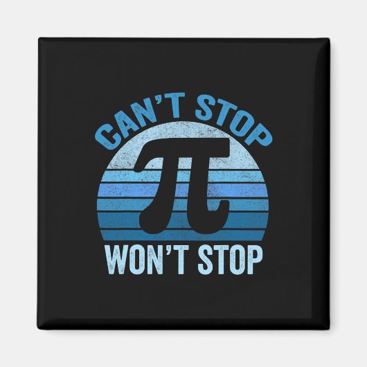 楽しい円周率の日Tシャツ マグネット (正面)