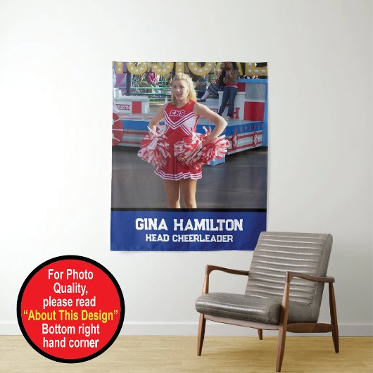 楽しい写真の吊るし飾り タペストリー