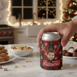 楽しい写真の顔がビリッツェネードのクリスマスギフト 缶クーラー