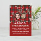 楽しい写真の顔 ブリッツェネッド クリスマスパーティー 招待状 (スタンド正面)