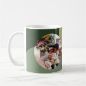 楽しい写真クリスマスホリデーシーズン コーヒーマグカップ (左)