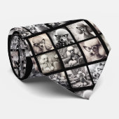 楽しい写真コラージュ9枚の写真 ネクタイ (ロール)