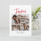 楽しい写真数々ののクリスマス シーズンカード (スタンド正面)