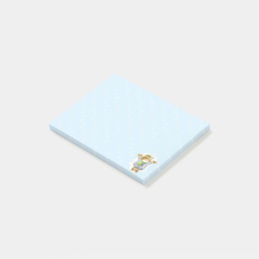 楽しい冬の猫 ポストイット (アングル)