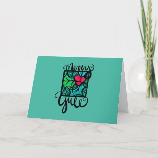 楽しい冬至祭り カード (正面)