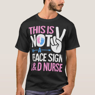 楽しい出産立ち合い看護師 分娩看護師 誕生 Tシャツ