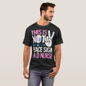 楽しい出産立ち合い看護師 分娩看護師 誕生 Tシャツ (正面フル)