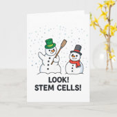 楽しい化学 クリスマスの科学の先生 ステ カード (黄色い花)