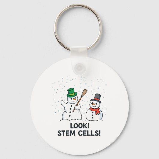 楽しい化学 クリスマスの科学の先生 ステ キーホルダー (正面)
